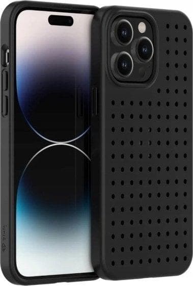 Pinit Dynamic iPhone 14 Pro Max - Sort, TPU og polykarbonat, beskyttelse op til 3 meter
