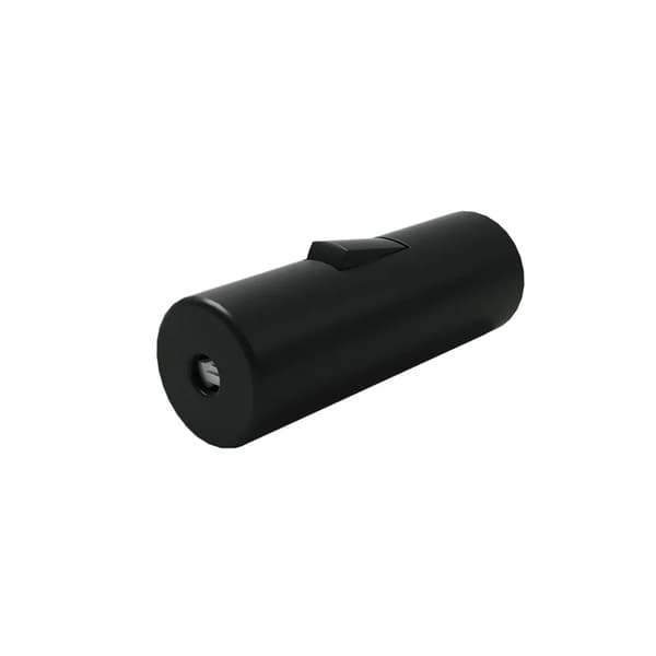 Creative Cables cylindrisk rocker switch svart
