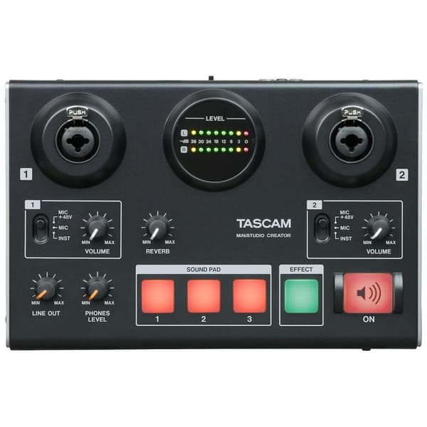 TASCAM US-42B USB lydkort med lydpuder