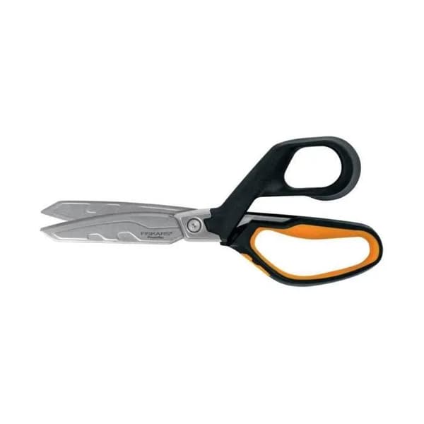 Fiskars powerarc sakset musta/oranssi