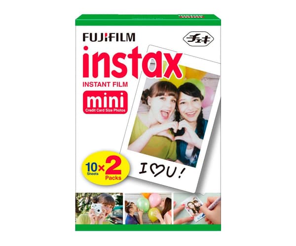 Fujifilm instax mini film 2x10 sheets White