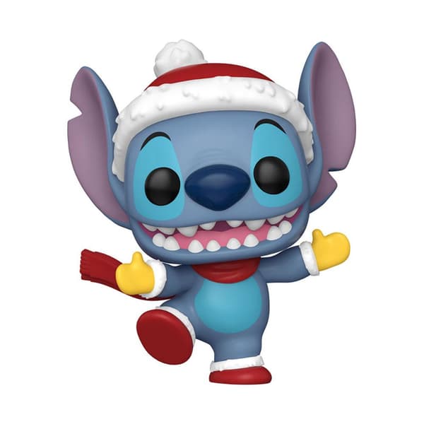 Funko Stitch Jul med julestråhat