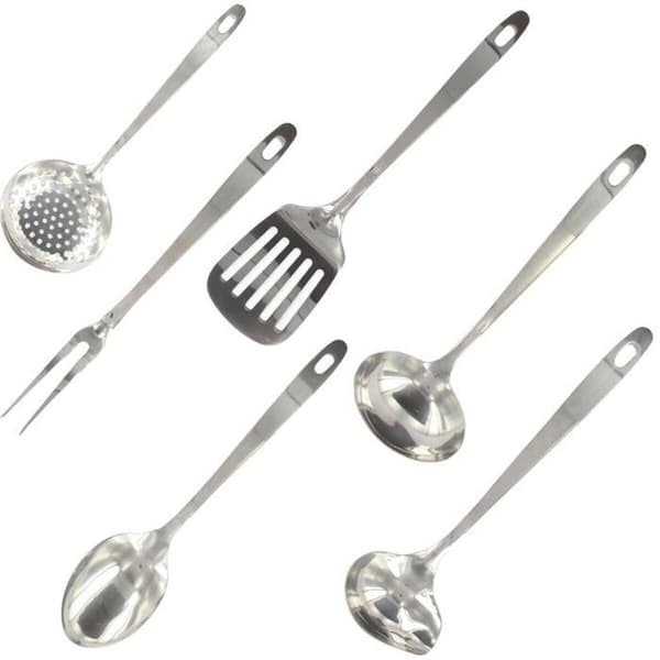 Fackelmann Set d'Ustensiles en Acero Inoxidable