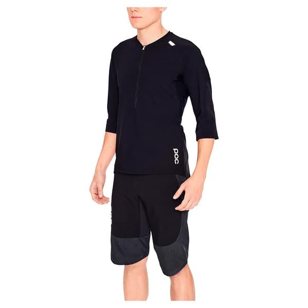 POC Resistance Enduro 3/4 Sleeve Jersey Black