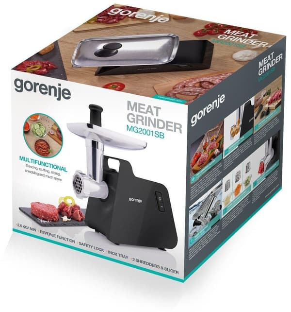 Gore MG2001SB Köttkvarn 2000W Svart