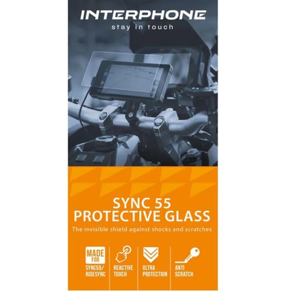 Interphone ridesync 5.5 skærmbeskyttelse transparent