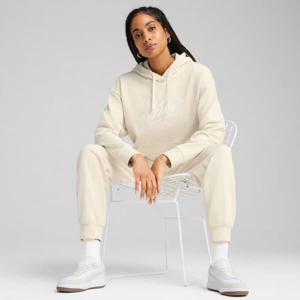 PUMA ess script comfort beige m