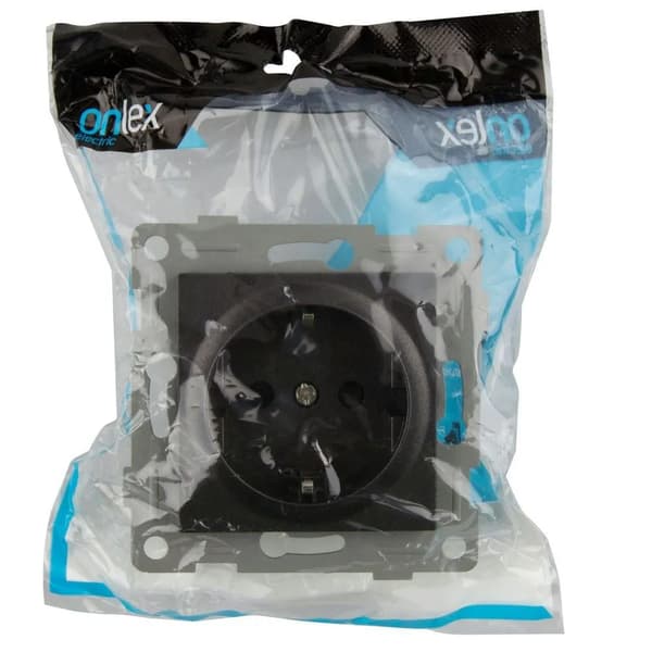 ONLEX socket base grafit 16A 250V