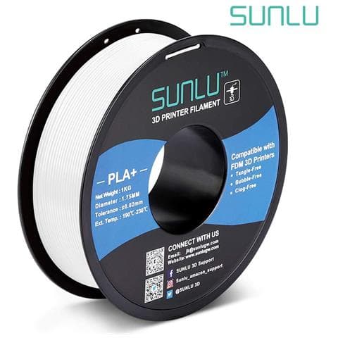 Sunlu PLA+ 3D printing filament 1kg vit