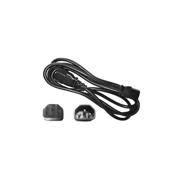 EDM Câble de rallonge électrique 1,80 m noir 220 V