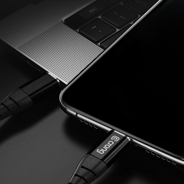 Crong Armor Link USB-C kaapeli 60W 25cm