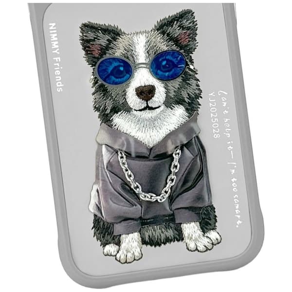 Nimmy glasses cool dog harmaa