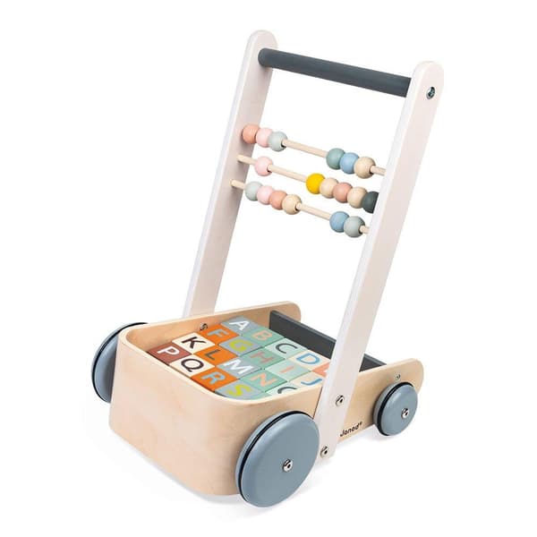 Janod Chariot ABC Buggy Sweet Cocoon pastel