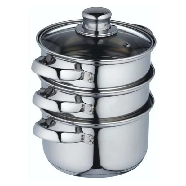 Craft 3 tier steamer Silver