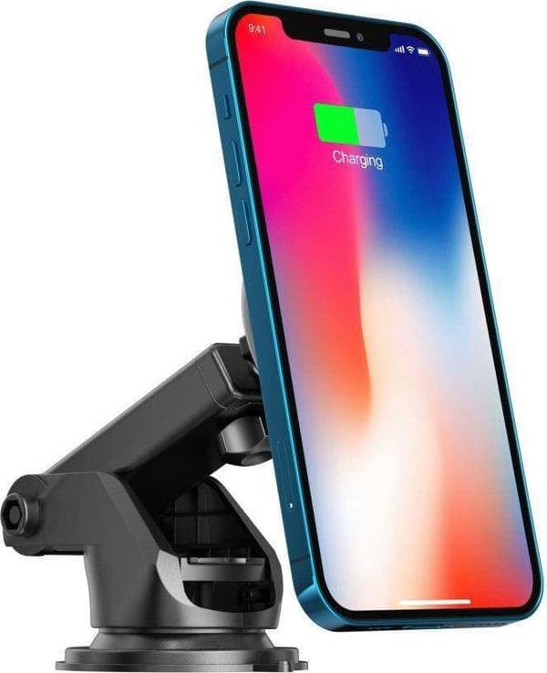 Tech-Protect A2 Magnetisk Bilholder med 15W Induktiv Oplader - Sort