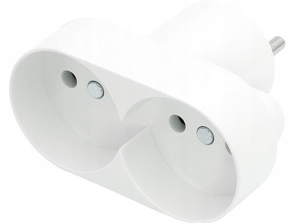 Jonex R-260 Strømsplitter 2 stik Hvid