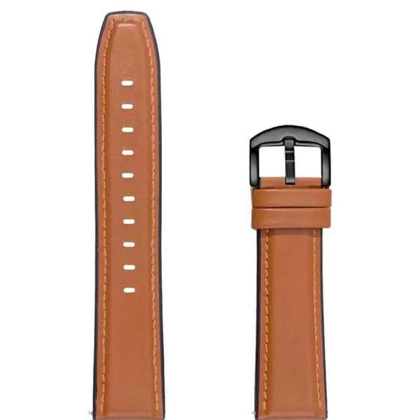 Amazfit universal leather strap 22mm brun