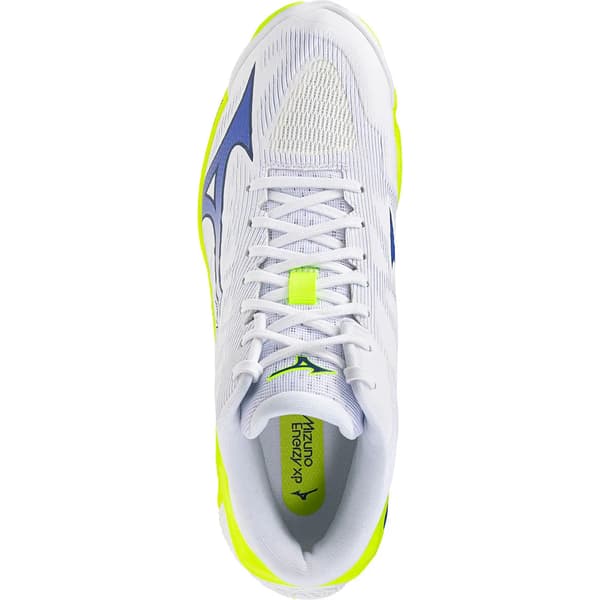 Mizuno wave lightning elite mid White/Light Yellow/Dazzling Blue
