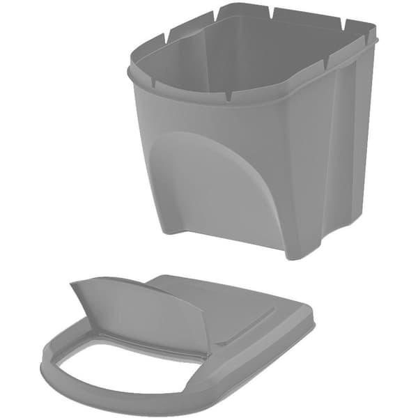 Prosperplast Sortibox affaldsbeholdere 3x25L grå