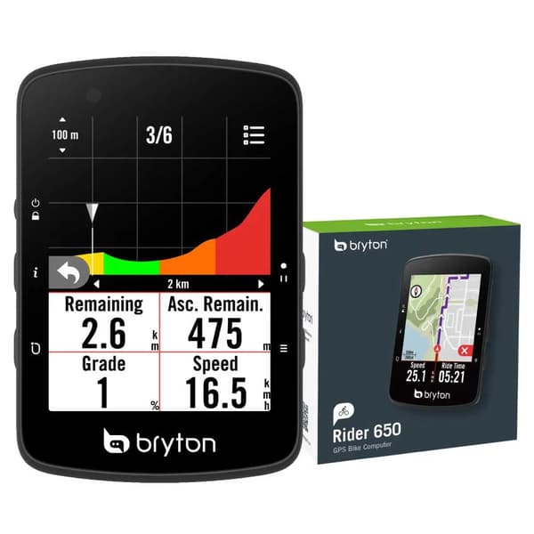 Bryton Rider 650 E GPS cykeldator noir