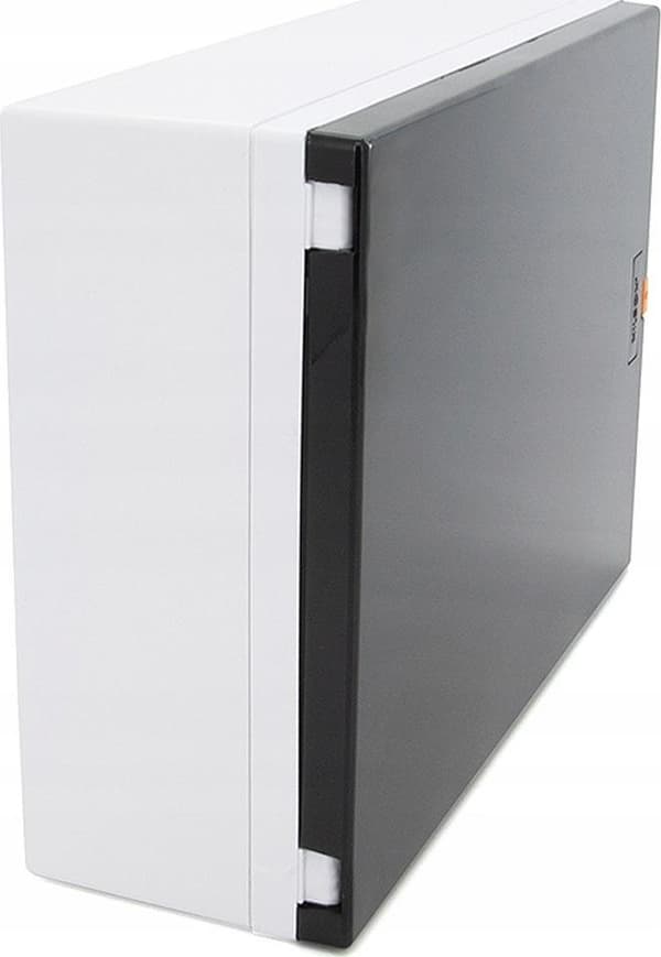 els-elektroteknik 1x12 sort modulær tavle