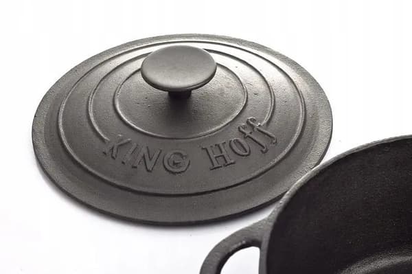 Kinghoff kh-2253 støbejernsgryde 2.4l sort