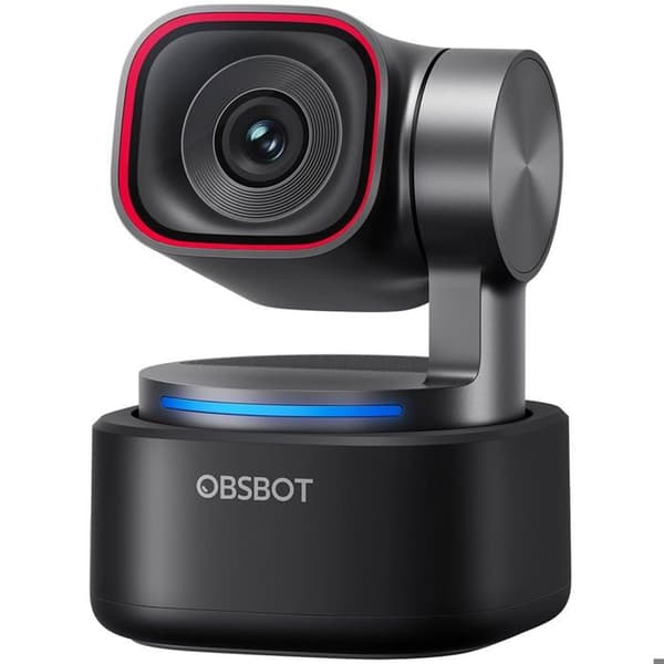 OBSBOT Tiny 3 4K PTZ-webkamera AI-seurannalla