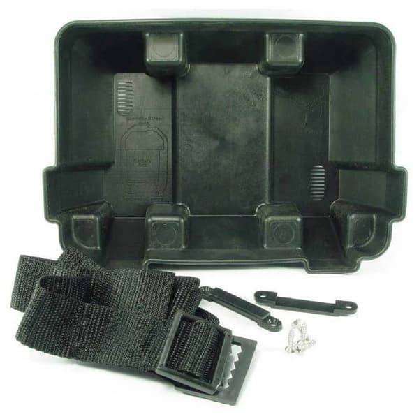 Talamex batteriboks sort 39x18.5x20cm