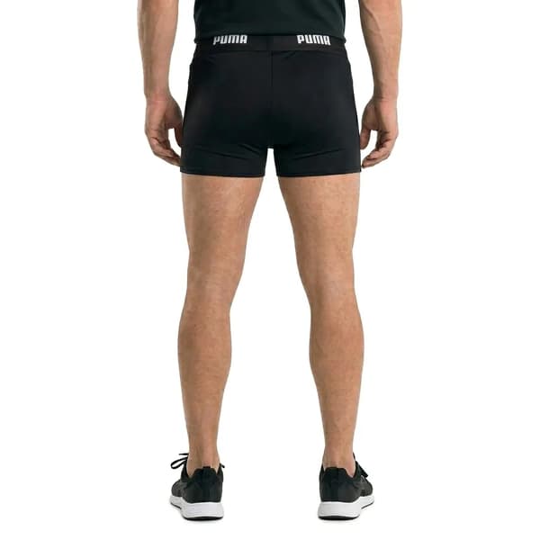 PUMA svømning mænd logo badebukser sort