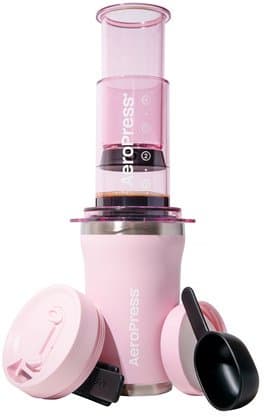 AeroPress Go Plus kaffebrygger Pink 300 ml
