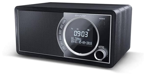 Sharp DR-450 digitalradio i svart