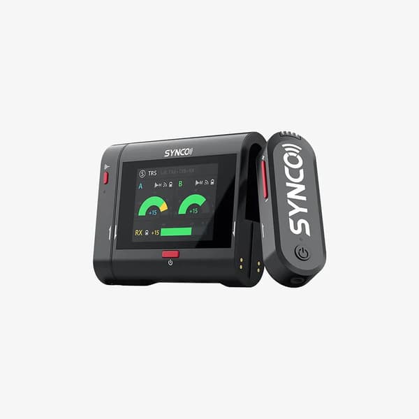 Synco G3 Pro trådløs lavalier mikrofon system med 2 mikrofoner