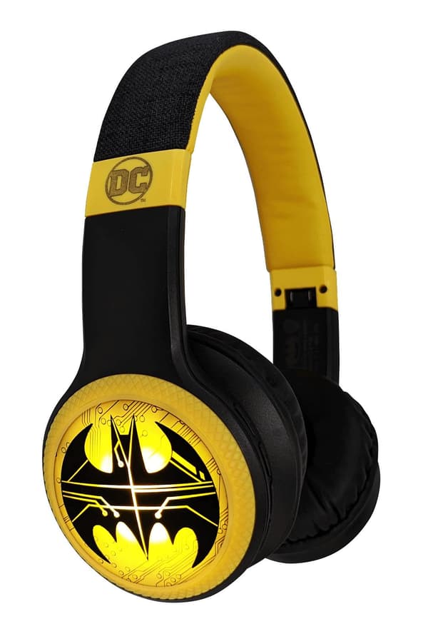 Lazerbuilt-ltd Batman headset sort med LED-lys