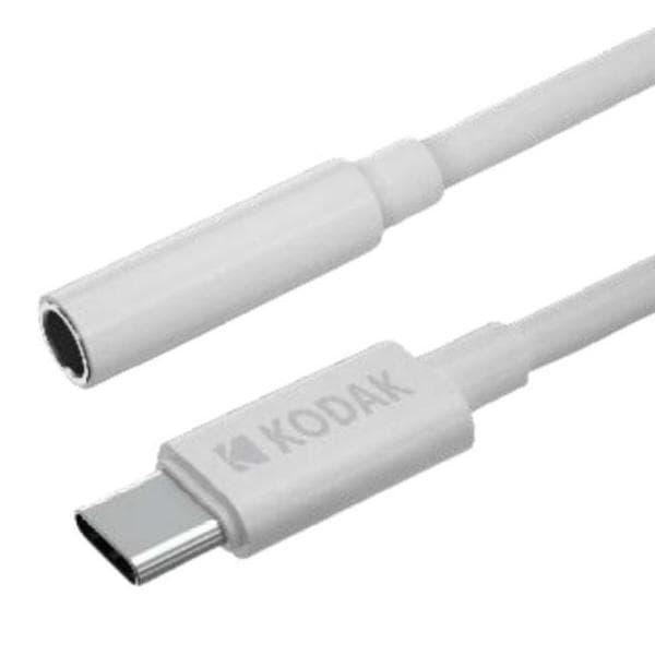 Kodak Câble USB-C vers 3,5 mm 10cm blanc