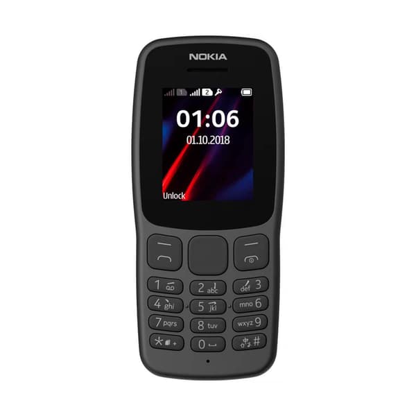 Nokia 106 musta
