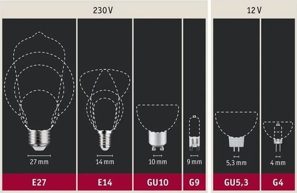 Paulmann LED bulb 7.5W Transparent 806lm 2700K Dimmable