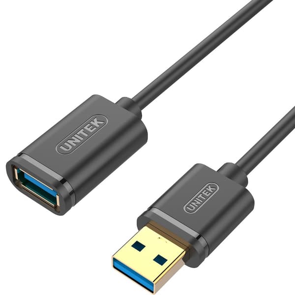 Unitek y-c459gbk USB forlængerkabel 2m sort