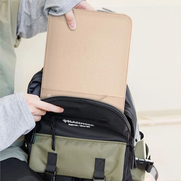 Tech-Protect Sleevy kannettavan suojapussi 15-16 beige