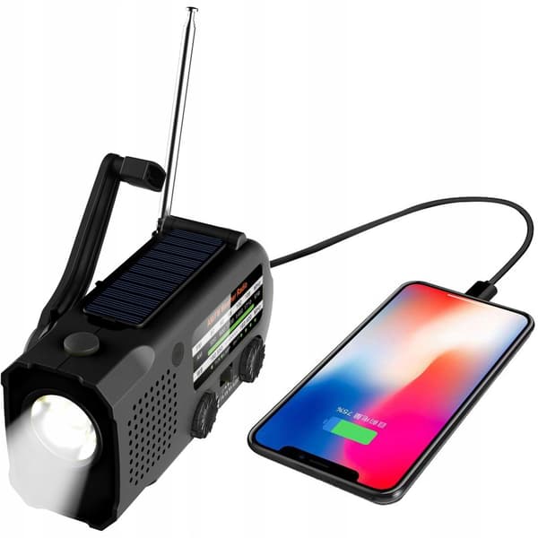 Mozos er-01 aurinkodynamo radio 5000 mAh