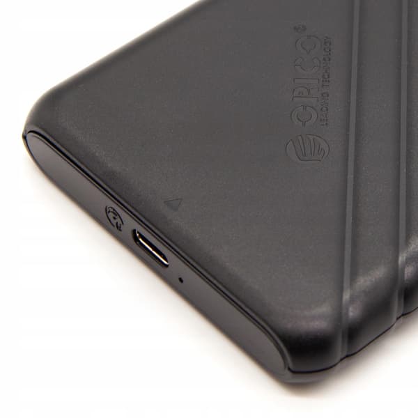 Orico Pocket Drive Enclosure 2.5'' USB-C 6TB Sort