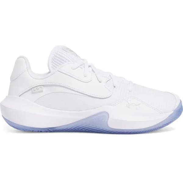 Under Armour Lockdown 7 Low Basketballsko Hvid