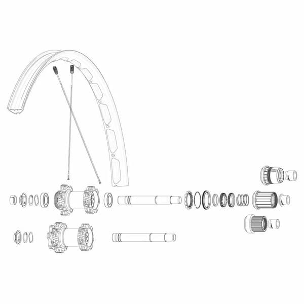 Mavic Edeemax S 29 Spokes Kit 14-pack