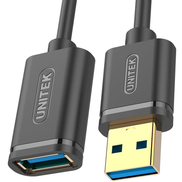 Unitek y-c459gbk USB forlængerkabel 2m sort