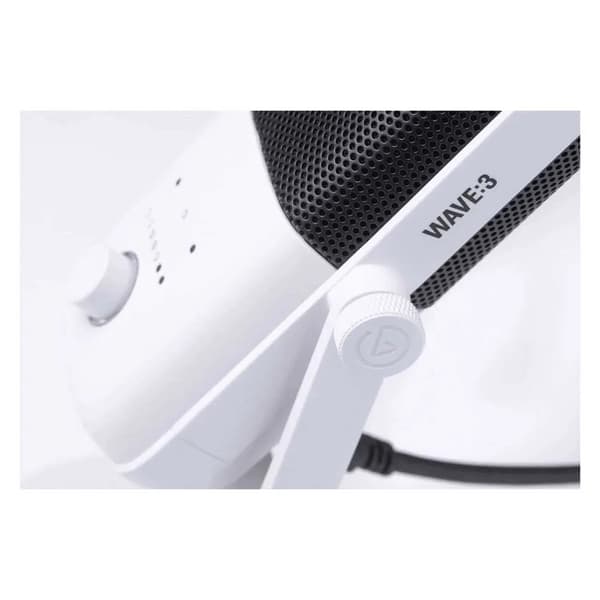 Elgato Wave:3 USB-mikrofon vit