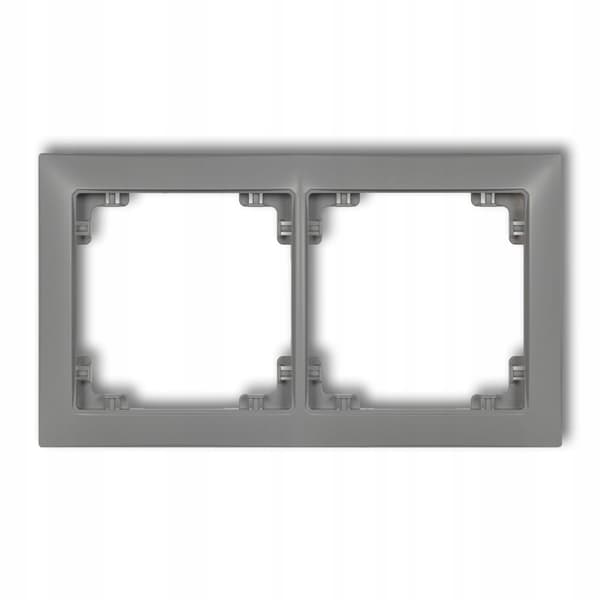 Karlik deco soft harmaa tuplakehys