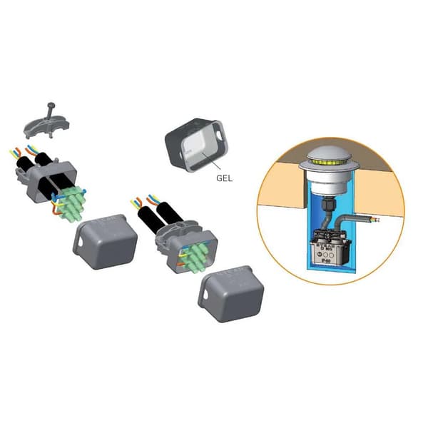 STEAB 5633 Silver IP68 Klemkasse