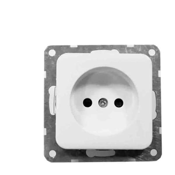 EDM Term 10-16A Integrerad Socket Vit