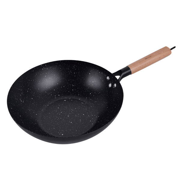 Kinghoff KH-1983 Wokkipannu 30 cm marmoripinnoitteella