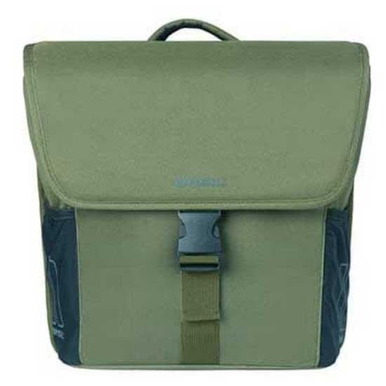 Basil GO MIK - 32 liter, vert foncé, polyester recyclé imperméable