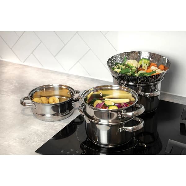 Craft 3 tier steam cooker Silver